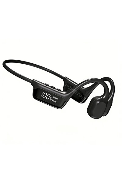 Choice Black HOMEFISH S10 IPX8 Waterproof Bone Conduction Headphones, Open Ea...
