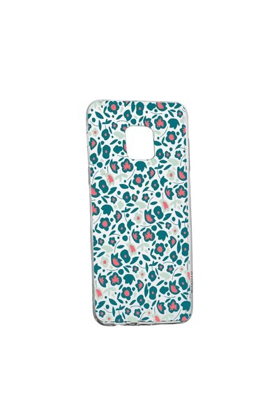 bestcase Husa Silicon Green Flowers Pattern, Compatibila cu Xiaomi Poco X3 (N...