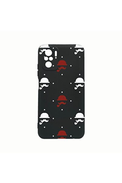 bestcase Θήκη σιλικόνης, Συμβατή με Xiaomi Poco F4, Σχέδιο μουστάκι, Ανθεκτικ...
