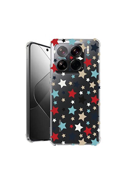 bestcase ¬Æ Husa pentru Xiaomi 15 Pro, Anti Shock 1.5MM, Stars, Protectie cam...