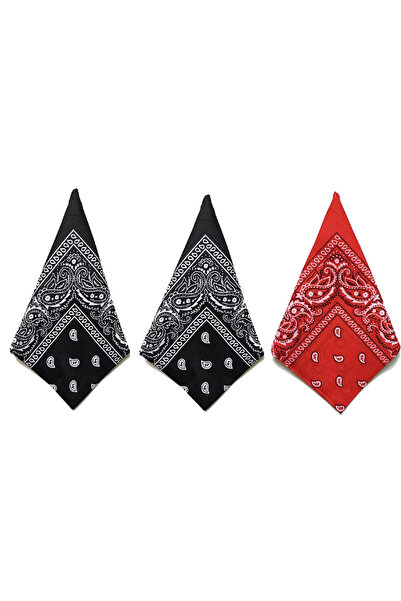 Choice8 Mix-3pcs 1/3Pcs Fashion Hip Hop 100% Cotton Bandana Square Scarf 55cm...