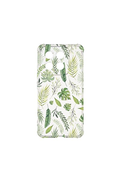 bestcase Husa pentru Xiaomi 14T, BestCase¬Æ Anti Shock 1.5MM, Green leafs, Re...