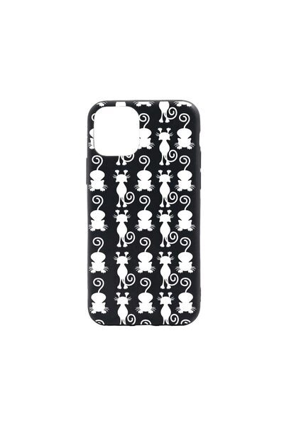 bestcase Husa Silicon Compatibila Cu Xiaomi Mi 11 Pro, Black Cat, rezistenta ...