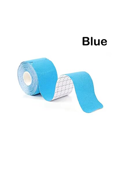 Choice1 5cmX5m Blue Elastic Kinesiology Sports Tape Athletic Strapping Gym Te...