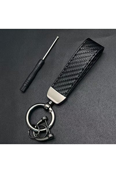 Choice Type A Carbon fiber Rope Car Keychain Men Women Luxury Key Chain Holde...