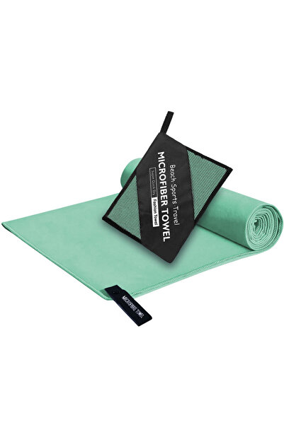 Choice65 80X180cm light green 6 Sizes Premium High Quality Microfiber Towel U...