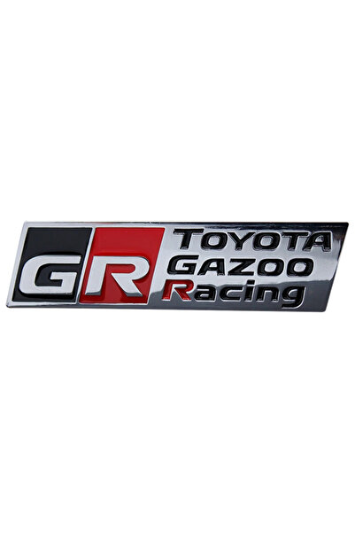 Choice4 TOYOTA GR Glossy Silver 1Pc 3D Metal GR Logo Car Emblem Stickers Deco...