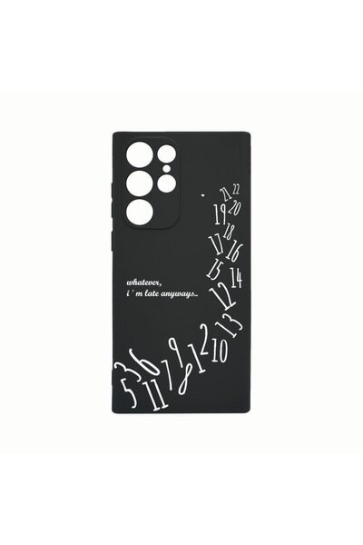 bestcase Husa Silicon, Compatibila Cu Samsung Galaxy S22 Ultra, I'm Late Alwa...