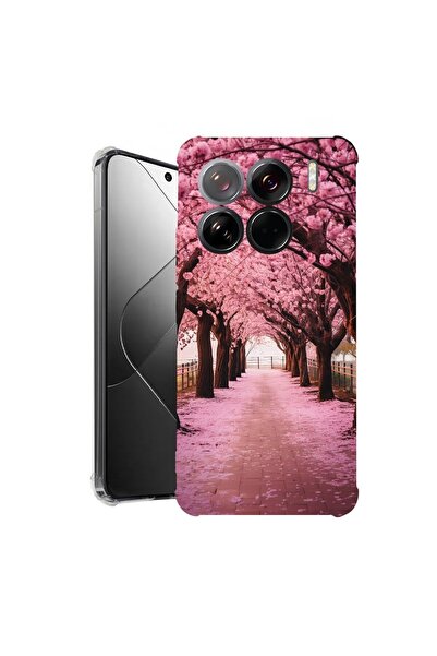 bestcase ¬Æ Husa pentru Xiaomi 15 Pro, Anti Shock 1.5MM, Cherry Blossom Trees...
