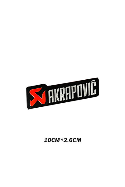 choice2 A3 For Akrapovic Exhaust Sticker Motorcycle Logo Emblme Metal Sticker...
