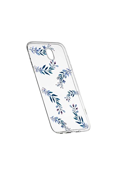 bestcase Θήκη σιλικόνης, Διάφανη, Λεπτή, Μπλε λουλούδια, 116, Xiaomi Mi4