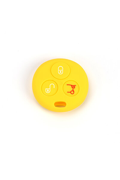 Choice5 Yellow 3 Buttons Silicone Remote Key Shell Fob Car Case For Mercedes ...