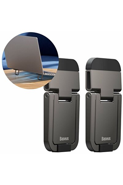 Baseus Βάσεις στήριξης Laptop Slim Kickstand (2τμχ) Γκρι