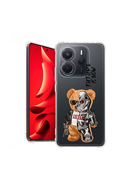 bestcase Husă pentru Xiaomi Redmi Note 14 4G, Antișoc 1.5MM, Jumătate Robot J...