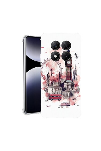 bestcase Калъф за Xiaomi Redmi Note 14 Pro 5G, Удароустойчив 1.5ММ, Мотив Лон...