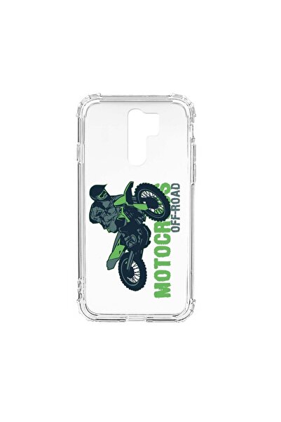 bestcase Αντικραδασμική Θήκη Σιλικόνης Συμβατή με Xiaomi Redmi 9, Στυλ Μότοκρ...
