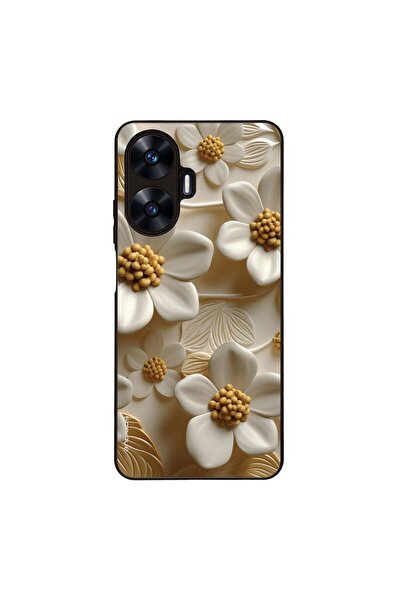 Sonique Θήκη 3D Flower Series για Realme C55 Λευκό