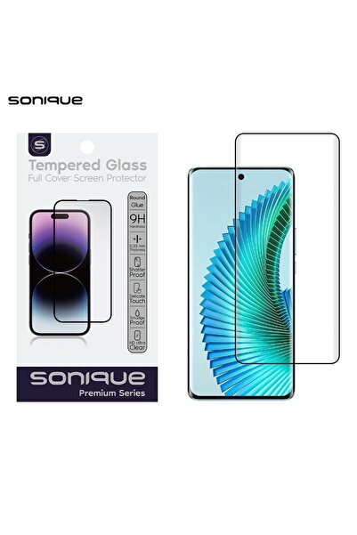 Sonique Curvy Glass Premium Series HD Full Cover 9H Honor Magic6 Lite 5G Μαύρο