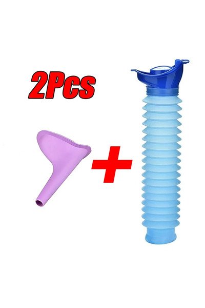 choice2 2Pcs 2Pcs Portable Standing Pee Bottle Shrinkable Adult Urinal Travel...