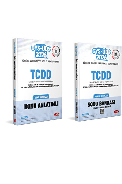 Data Yayınları TCDD Genel Konular Konu Anlatımlı6+Soru 2026