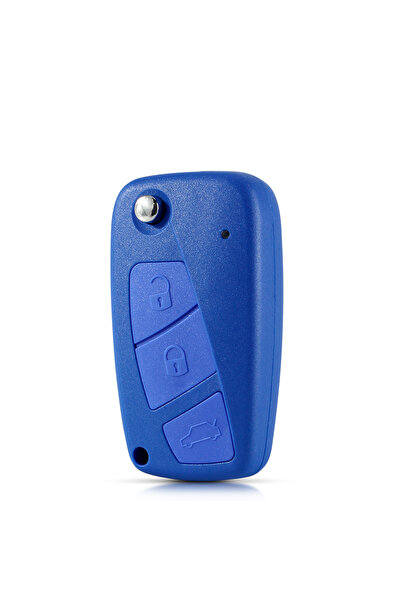 choice2 3 Buttons Blue KEYYOU Flip Folding Remote Car Key Case Shell Cover Fo...