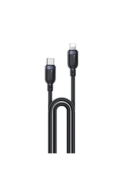 Yesido Καλώδιο CA191 Braided Type-C σε Lightning 27W 2m Μαύρο