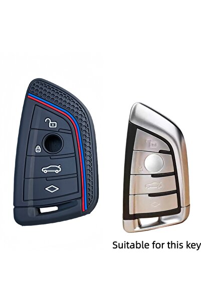 Choice1 4 Button Silicone Car Key Cases Smart Remote Control Fobs Protector C...