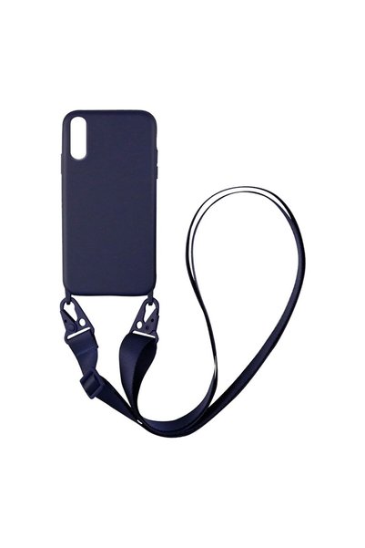 Sonique Θήκη Σιλικόνης με Strap CarryHang Xiaomi Redmi 9A / Redmi 9AT Μπλε Σκ...