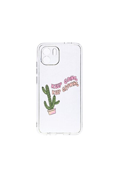 bestcase Διαφανής Θήκη Σιλικόνης 2MM, Συμβατή με Xiaomi Redmi A2, Σχέδιο Κάκτ...