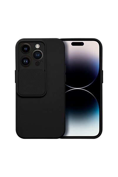 Sonique Θήκη Σιλικόνης Slide Case Apple iPhone 14 Pro Μαύρο
