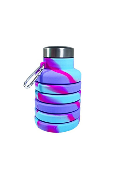 choice2 PURPLE 1pc Collapsible Silicone Water Bottle, Reuseable BPA Free Fold...
