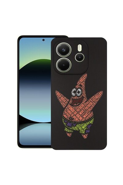 bestcase Калъф за Xiaomi Redmi Note 14, Патрик Стар, Тънък силиконов 0.8ММ, У...