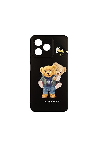 bestcase Husă pentru Xiaomi Redmi 13, Silicon subțire, Ursuleț de pluș mă sus...