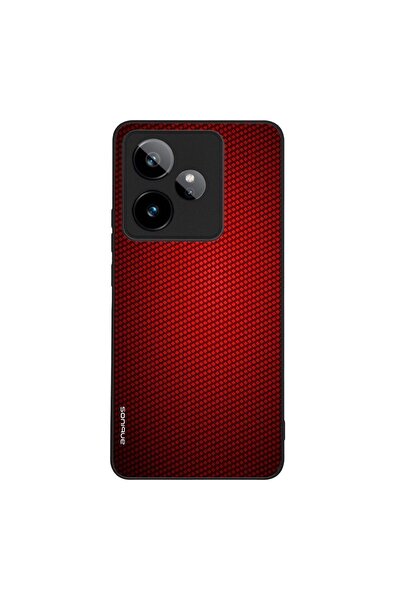 Sonique Θήκη Carbon Series για Realme Realme GT 7 5G / Realme GT 7T 5G Κόκκινο