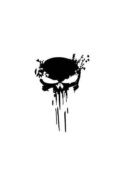 Choice G028A1 black 15x14cm Motorcycle Stickers Skull Sticker Reflective Deca...