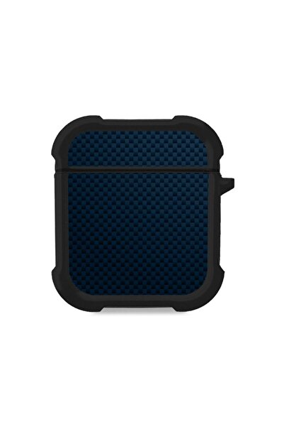 Sonique Θήκη Σιλικόνης Carbon Series για AirPods 1/2 Μπλε