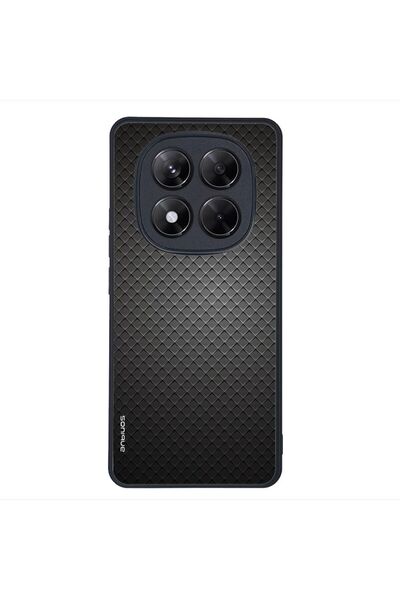 Sonique Θήκη Carbon Series για Xiaomi Redmi Note 14 Pro 5G / Poco X7 5G Γκρι
