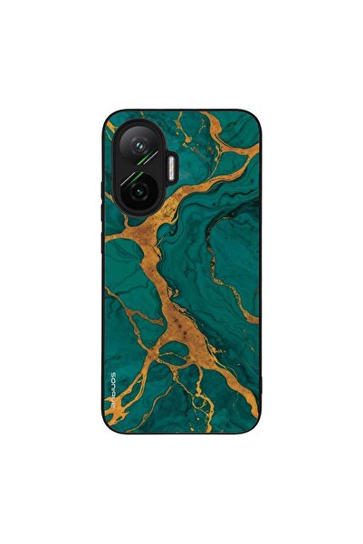 Sonique Θήκη Marble Series για Xiaomi Poco F7 5G Πράσινο