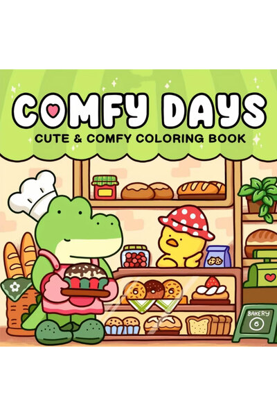 Choice كتاب تلوين Comfy Days - تصميمات احتفالية لتخفيف التوتر، هدية مثالية لل...