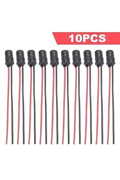 Choice4 10pcs T10 W5W 194 168 Car Lamp Holder Socket Pre Wired Pigtail Connec...