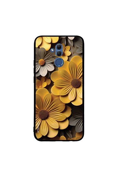 Sonique Θήκη 3D Flower Series για Huawei Mate 20 Lite Κίτρινο