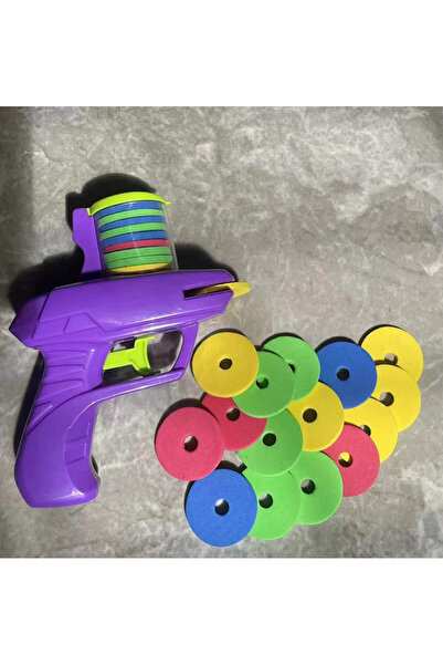 Choice 1pcs 1pc Foam Disc Launcher Flying Disc Handheld Shooter Indoor Shooti...