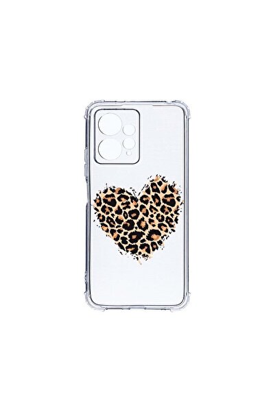 bestcase Противоударен калъф 1.5ММ, съвместим с Xiaomi Redmi Note 12 4G, Леоп...