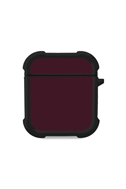 Sonique Θήκη Σιλικόνης ColorBloc Series για AirPods 1/2 Μπορντό