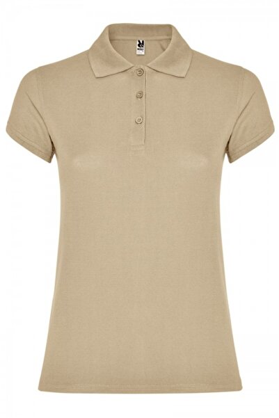 ROLY Women's polo shirt, 100% cotton, Star, sand