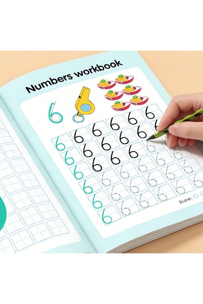 Choice 1Pc 48-Page Math Workbook That Includes Number Exercises from 0 to 100...
