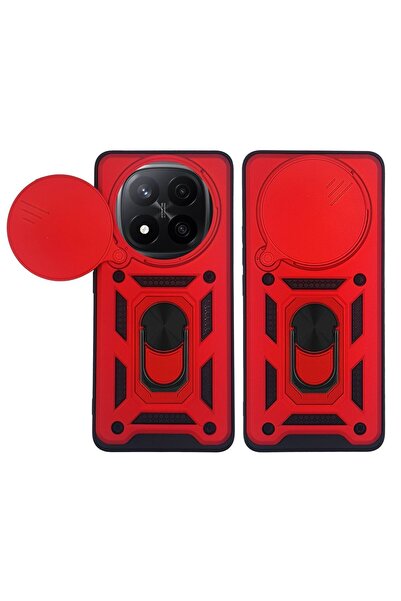 Sonique Θήκη Ring Armor CamPro για Xiaomi Redmi Note 14 Pro Plus 5G Κόκκινο