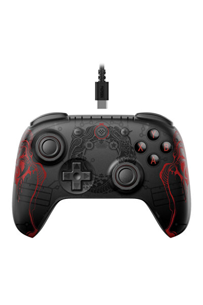 8Bitdo 8 Bitdo Black Myth Wukong Ενσύρματο Χειριστήριο με Μοχλούς Hall Effect...