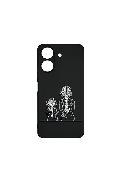 bestcase Slim SIlicon 0.8MM Case, Compatible with Xiaomi Redmi 13C, Mom And D...