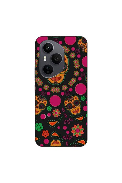 OEM Husa compatibila cu Honor 400 Pro Silicon Gel Tpu Model Halloween Floral ...